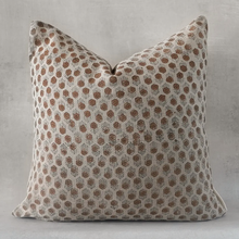 Load image into Gallery viewer, Hand Blocked Linen Pillows