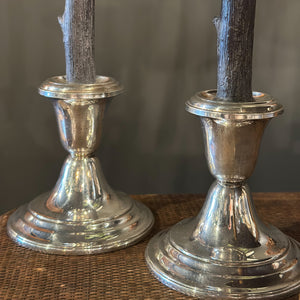 Vintage Gorham Sterling Candlesticks Pair