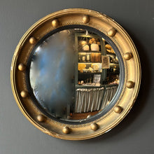 Load image into Gallery viewer, Antique English Bullseye Mirror
