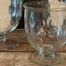 Load image into Gallery viewer, Etched Honeycomb Glass Hurricane Lamp Vase