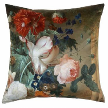 Load image into Gallery viewer, Blooms Cotton &amp; Linen Pillow