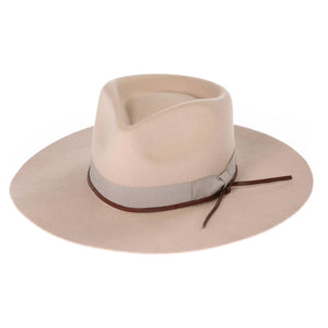 Byron Bay Wool Felt Hat: Grey / Small/Medium