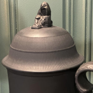 Antique Wedgewood Black Basalt Coffee Pot