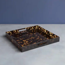 Load image into Gallery viewer, Acrylic Tortoise Square Tray