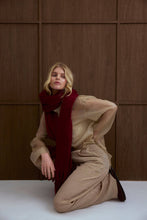 Load image into Gallery viewer, The Reykjavik Scarf - 100% Recycled - Burgundy