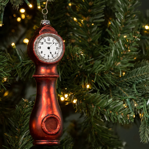 Red Mora Clock Ornament