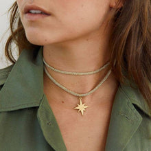 Load image into Gallery viewer, Cord Necklace in Gold &amp; Silver