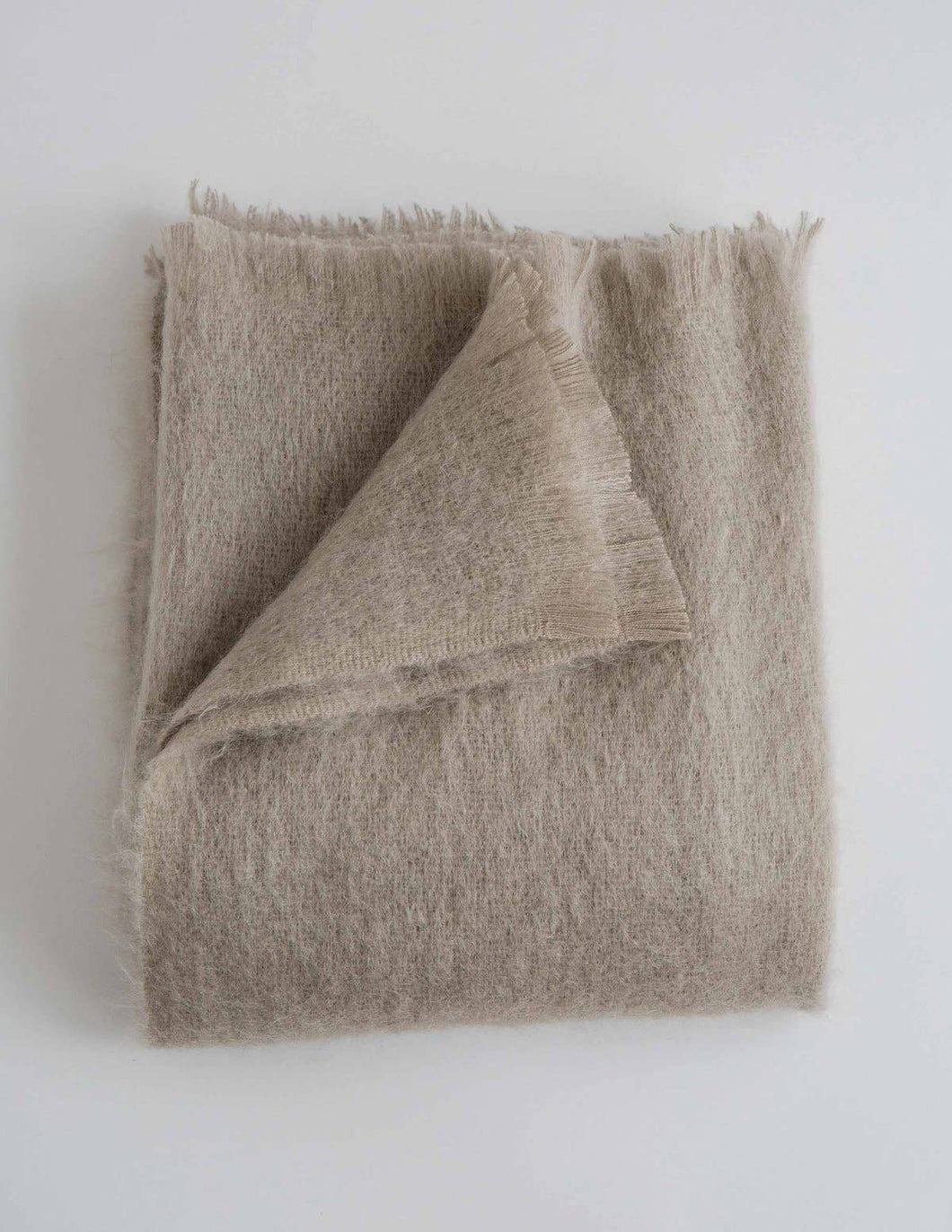 Mohair Throws: Ash