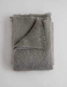 Mohair Throws: Ash