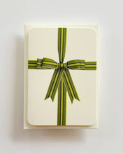 Load image into Gallery viewer, Green Bow Greeting Card