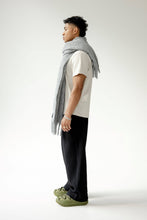 Load image into Gallery viewer, The Reykjavik Scarf with RWS Wool - Grey - FW25