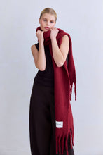 Load image into Gallery viewer, The Reykjavik Scarf - 100% Recycled - Burgundy