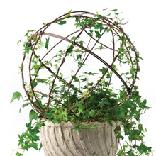 Load image into Gallery viewer, Round Metal Wire Topiary - Brown