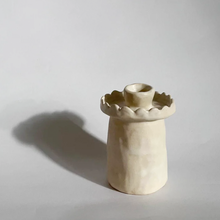Load image into Gallery viewer, Tall Scalloped Candleholder