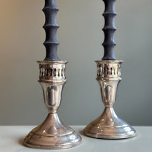 Load image into Gallery viewer, Sterling Candlesticks, Pair