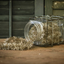 Load image into Gallery viewer, 9&#39;  VINTAGE SILVER TINSEL GARLAND