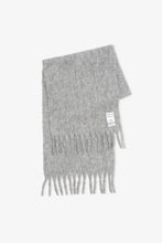 Load image into Gallery viewer, The Reykjavik Scarf with RWS Wool - Grey - FW25