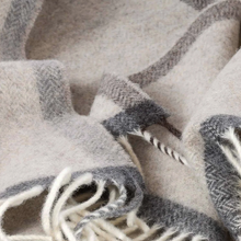 Load image into Gallery viewer, Cashmere &amp; Merino Wool Throw in Beige
