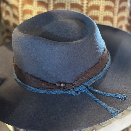 Loki Gunmetal Grey Argentine Wool Fedora