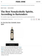Load image into Gallery viewer, Dr Zero Zero AmarNo - Award Winning Non-Alcoholic Amaro 70cl