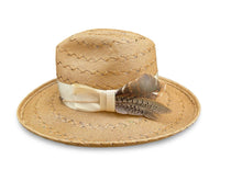 Load image into Gallery viewer, Textured Straw Fedora Hat