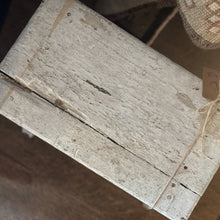 Load image into Gallery viewer, Vintage White Stool