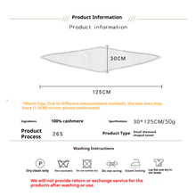 Load image into Gallery viewer, Lightweight Knit Wrap – Soft Triangle Neck Scarf_CWASC2704: LIGHTGREY / (OS) 1