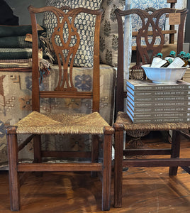 Pair of Vintage Chippendale Chairs