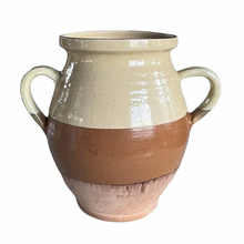 Load image into Gallery viewer, Handcrafted Rustic Double Handle Jug in Cream