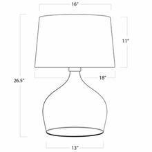 Load image into Gallery viewer, Large Glass Table Lamp
