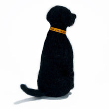 Load image into Gallery viewer, Labrador Retriever Dog- Artisan Hand-Felted Alpaca Sculpture: Yellow