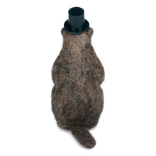 Load image into Gallery viewer, Groundhog: Wildlife Felted Alpaca Sculpture