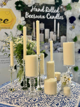 Load image into Gallery viewer, 6" Hand-Rolled Pure Beeswax Pillar Candle
