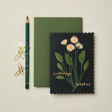 Load image into Gallery viewer, Botanical Daisy &#39;Birthday Wishes&#39; Card