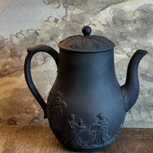 Load image into Gallery viewer, 19th C Wedgewood Black Basalt Coffeepot