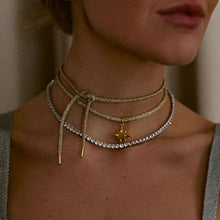 Load image into Gallery viewer, Cord Necklace in Gold &amp; Silver