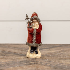 Russet Velvet St Nicholas Ornament