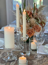 Load image into Gallery viewer, 6" Hand-Rolled Pure Beeswax Pillar Candle