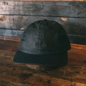 Baseball Cap/Hat - Waxed Black