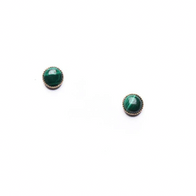 Load image into Gallery viewer, Simple Studs | Opal, Malachite or Moonstone