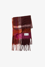 Load image into Gallery viewer, The Stockholm Scarf - Red &amp; Pumpkin Check
