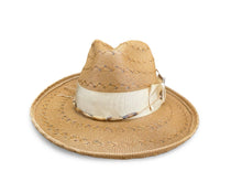 Load image into Gallery viewer, Textured Straw Fedora Hat