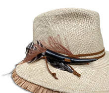 Load image into Gallery viewer, Esperanza - Fringed Fedora: Medium 22.5/23