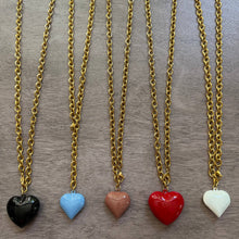 Load image into Gallery viewer, Heart Necklace in Cinnamon
