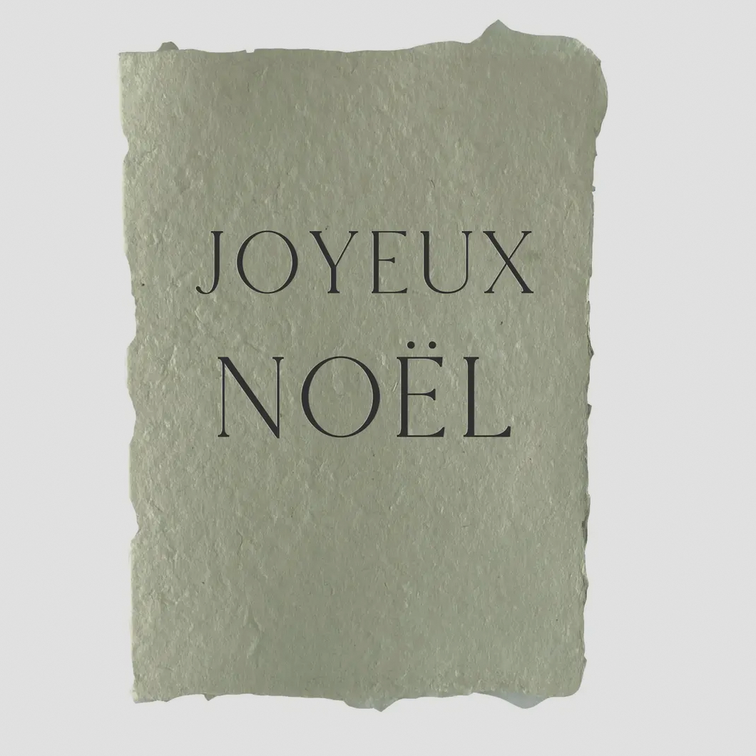 Joyeux Noel Handmade Card