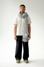 Load image into Gallery viewer, The Reykjavik Scarf with RWS Wool - Grey - FW25