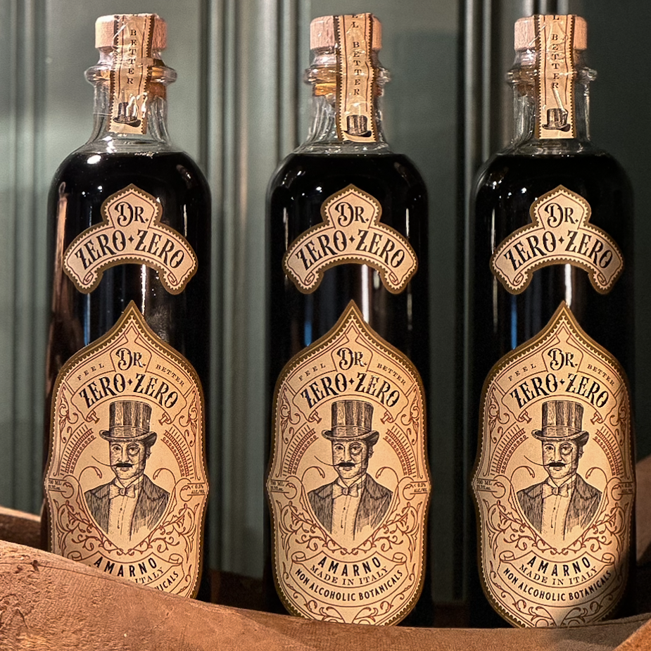 Dr Zero Zero AmarNo • Non-Alcoholic Amaro – Federal & Black