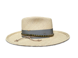 Brandi - Fedora with Wide Flange Brim: Medium 22.5/23