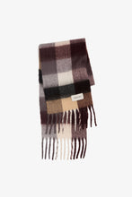 Load image into Gallery viewer, The Reykjavik Scarf - 100% Recycled - Purple/Brown Check