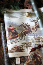 Load image into Gallery viewer, Santa Scene Wrapping Paper